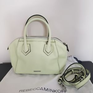 NWOT Rebecca Minkoff Pebbled Leather Satchel.